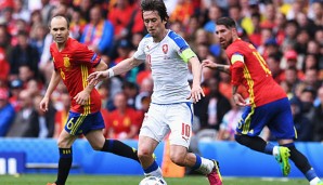 Tomas Rosicky war gegen Spanien einer der besten Spieler