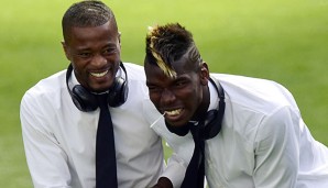 Patrice Evra und Paul Pogba müssen am Sonntag gegen Island ran