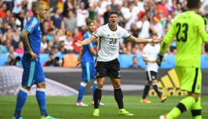 Mario Gomez ist mit Jürgen Klinsmann zusammen nun Deutschlands erfolgreichster EM-Torschütze (5)