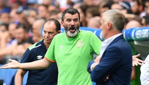 Roy Keane argumentiert mit Deschamps bei der EM