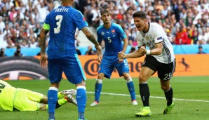 Mario Gomez war wie schon gegen Nordirland erfolgreich