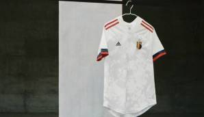 BELGIEN - AUSWÄRTS: Haben wir das so ähnlich nicht schon bei den Spaniern gesehen? Nach Angaben von adidas ist das Design zunächst auf der Leinwand entstand und nun ein "modernes Meisterwerk". Nun ja, das muss jeder selbst interpretieren ...