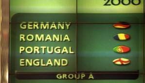 Doch sowohl für die Three Lions als auch für die DFB-Elf endet die Euro 2000 in einer Katatsrophe. England scheidet nach einer 2:3-Niederlage gegen Rumänien ebenso in der Vorrunde aus wie Deutschland - doch nicht so blamabel.