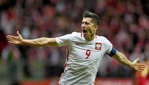 Topstürmer Robert Lewandowski will heute gegen Österreich treffen.