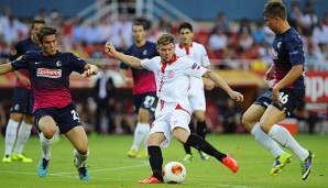 Das Team vom FC Sevilla hatte mit den Breisgauern lange Zeit seine Probleme