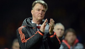 Louis van Gaal und Manchester United spielen am Sonntag das Derby gegen Manchester City