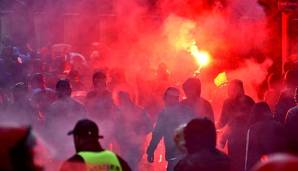 Die Marseille-Fans haben in Bilbao randaliert.