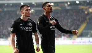 Eintracht Frankfurt setzte sich gegen Schachtjor Donezk durch.