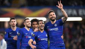 PLATZ 1 - FC CHELSEA: Die Blues haben momentan einen Lauf: In der Liga drei Mal in Folge siegreich, im EL-Achtelfinale gegen Kiew ohne Mühe (gesamt 8:0).