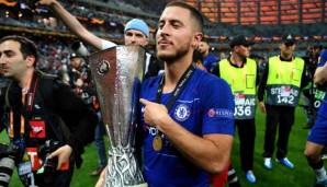 Verabschiedet sich wohl im Sommer Richtung Madrid: Chelseas Superstar und Final-Matchwinner Eden Hazard.