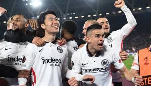 Daichi Kamada erzielte bereits sein fünftes Saisontor in der Europa League.