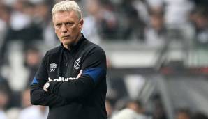 David Moyes ist mit West Ham an der Frankfurter Eintracht gescheitert.