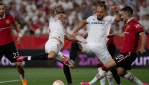 Sevilla führt eine Viertel Stunde vor Schluss mit 2:0.