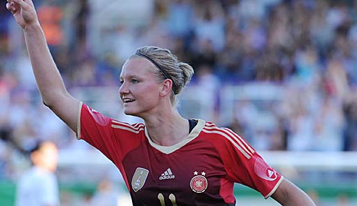 Einwechselspielerin Alexandra Popp schnürte gegen Italien einen Doppelpack