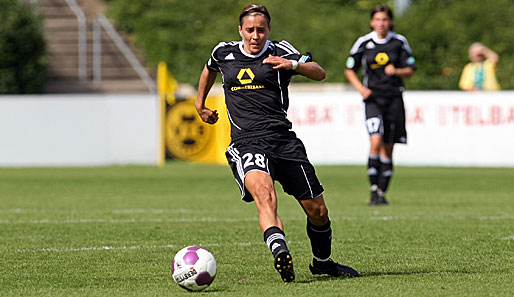 Sandra Smisek schoss den 1. FFC Frankfurt gegen die SG Essen-Schönebeck in Führung