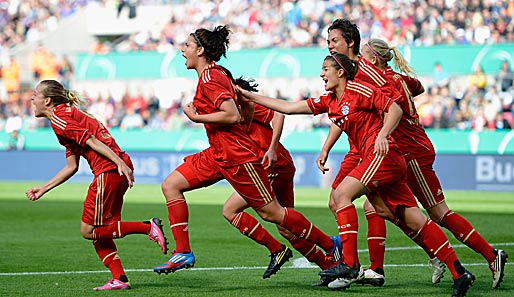 Grenzenloser Jubel bei den Frauen von Bayern München