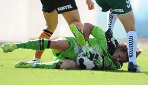 Nadine Angerer bekam bei ihrem W-League-Debüt gleich mal drei Tore eingeschenkt