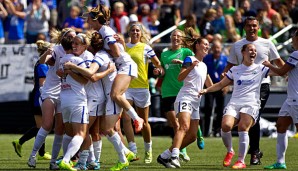 Großer Jubel: Die Spielerinnen von Kansas City können den Gewinn der NWSL feiern