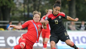 Celia Sasic traf gegen die Russinnen drei Mal