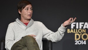 Abby Wambach erklärte die Einstellung der rechtlichen Schritte gegen die FIFA