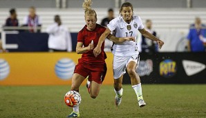 Leonie Meier und das DFB-Team konnten zuletzt 2003 die USA besiegen