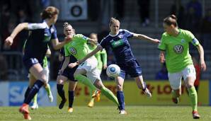 Turbine Potsdam gegen VFl Wolfsburg in der Frauen-Bundesliga