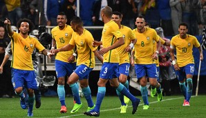 Die Selecao jubelt im WM-Qualifikationspiel