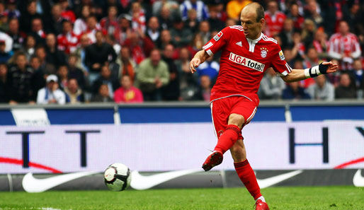 Arjen Robben spielte von 2007-2009 bei Real Madrid