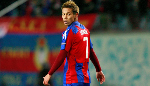 Keisuke Honda wechselte erst im Januar 2010 für sechs Millionen Euro zu ZSKA Moskau