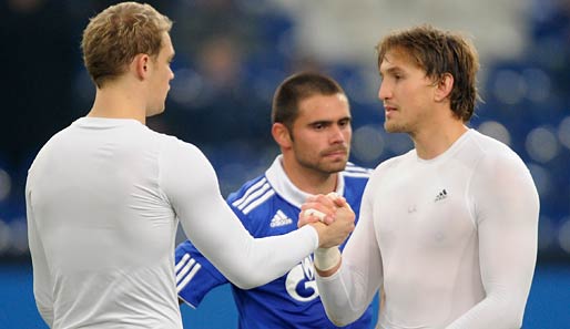 Sind im Blickfeld für die Nachfolge von Edwin van der Saar: Manuel Neuer (l.) und Rene Adler