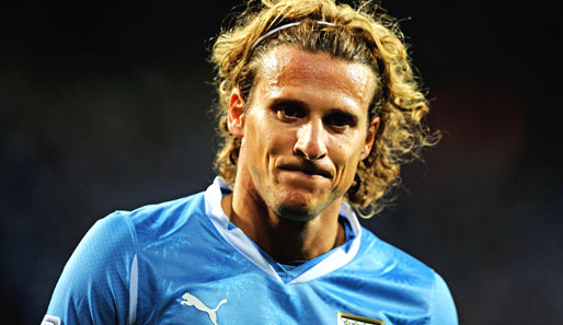 Enttäuscht nach der Niederlage gegen Estland: Uruguays Diego Forlan