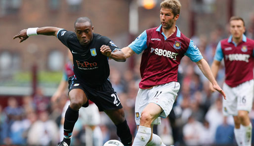 The Hammer Hitzlsperger spielte von 2000 bis 2005 bereits bei Aston Villa (100 Spiele)