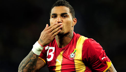 Da war noch alles in Ordnung: Kevin Prince Boateng bei der WM 2010 im Trikot von Ghana