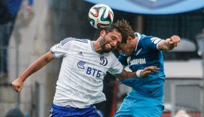 Kevin Kuranyi (l.) spielt seit 2010 für Dynamo Moskau