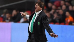 Miguel Herrera ist an der Seitenlinie sehr emotional