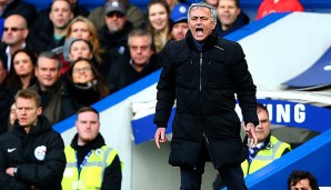 Im Spiel gegen die Tottenham Hotspur war Jose Mourinho ziemlich wütend auf den Referee