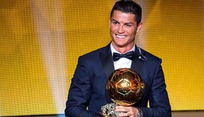 Cristiano Ronaldo wurde zum dritten Mal Weltfußballer des Jahres