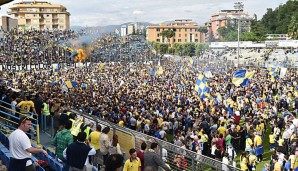 Frosinone feiert den Durchmarsch in die Serie A