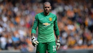 Victor Valdes kam in seiner Zeit bei Manchester United lediglich zu zwei Einsätzen