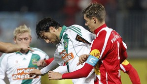 Dominique Taboga (r.) spielte 2011 für Kapfenberg in der österreichischen Bundesliga