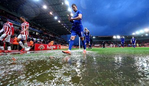 Britannia Stadium: Rasen in einem okayen Zustand