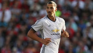 Zlatan Ibrahimovic traf bei seinem United-Debüt schon in der 4. Minute - per Seitfallzieher