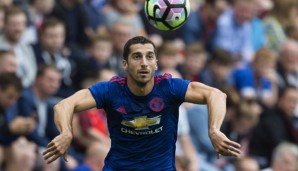 Henrikh Mkhitaryan stand das erste Mal für United auf dem Feld