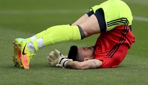 Victor Valdes probiert das Unmögliche