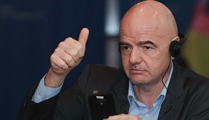 Gianni Infantino ist wegen der Kritik an den Arbeitsbedingungen in Katar unbesorgt