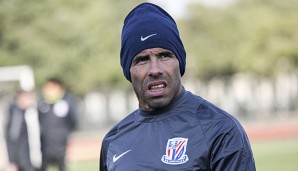 Carlos Tevez hat mit Shanghai Shenhua gegen Brisbane Roar verloren