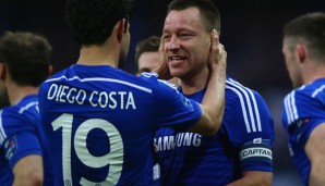 Innige Szenen zwischen Diego Costa und John Terry