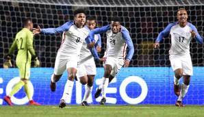 Weston McKennie bejubelt seinen ersten Treffer im Nationaldress