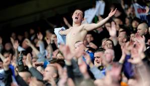 Fans der Bolton Wanderers