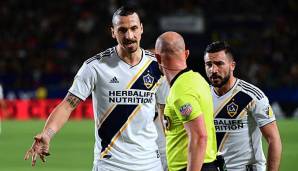 Zlatan Ibrahimovic wurde bei der 2:3-Niederlage seiner L.A. Galaxy gegen die New York Red Bulls ein reguläres Tor aberkannt.